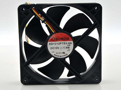 Original SUNON KD1212PTB3-6A Cooling Fan DC 12V 1.9W 2-Wires KD1212PTB3-6A Fans